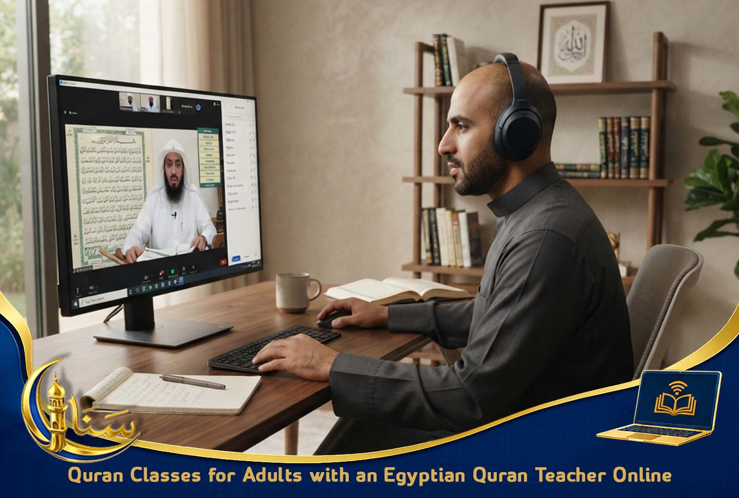 Quran Classes for Adults with an Egyptian Quran Teacher Online