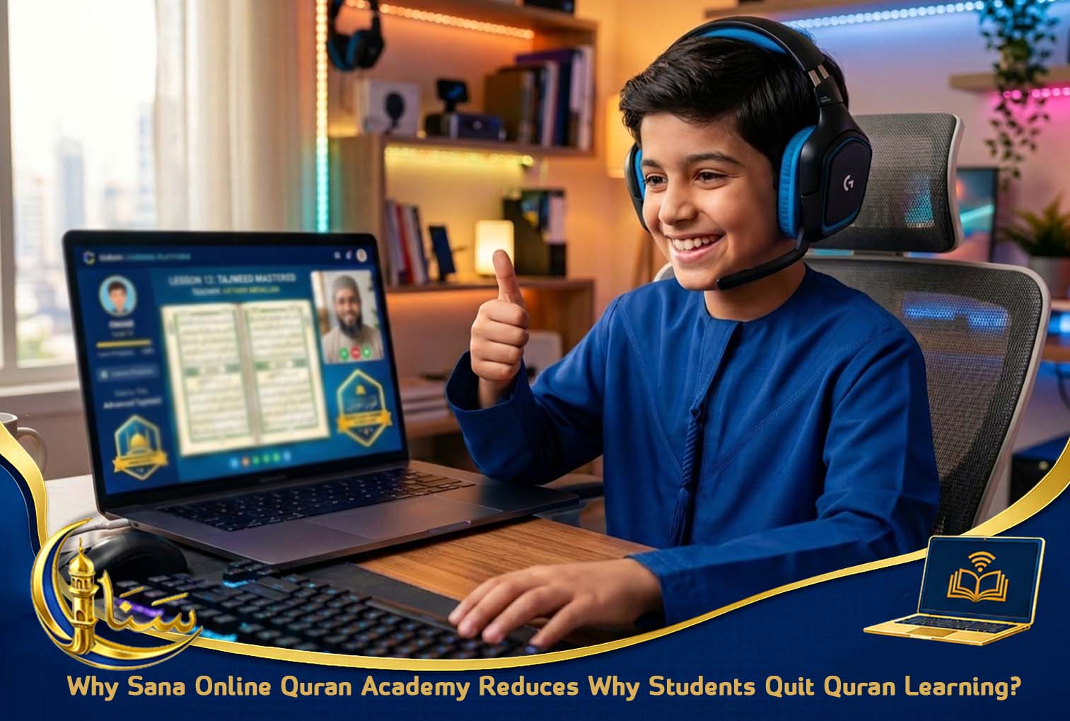 Why Sana Online Quran Academy Reduces Why Students Quit Quran Learning?