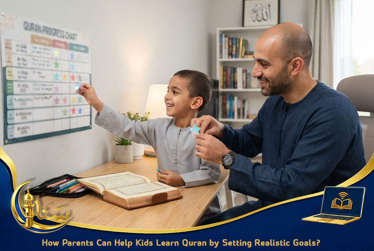 How Parents Can Help Kids Learn Quran by Setting Realistic Goals_
