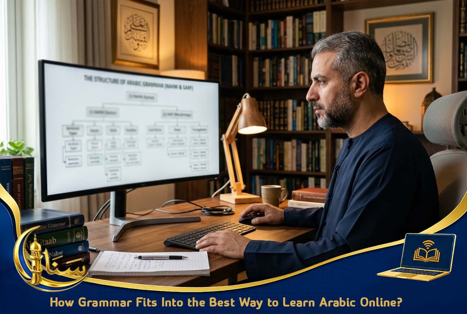 How Grammar Fits Into the Best Way to Learn Arabic Online?