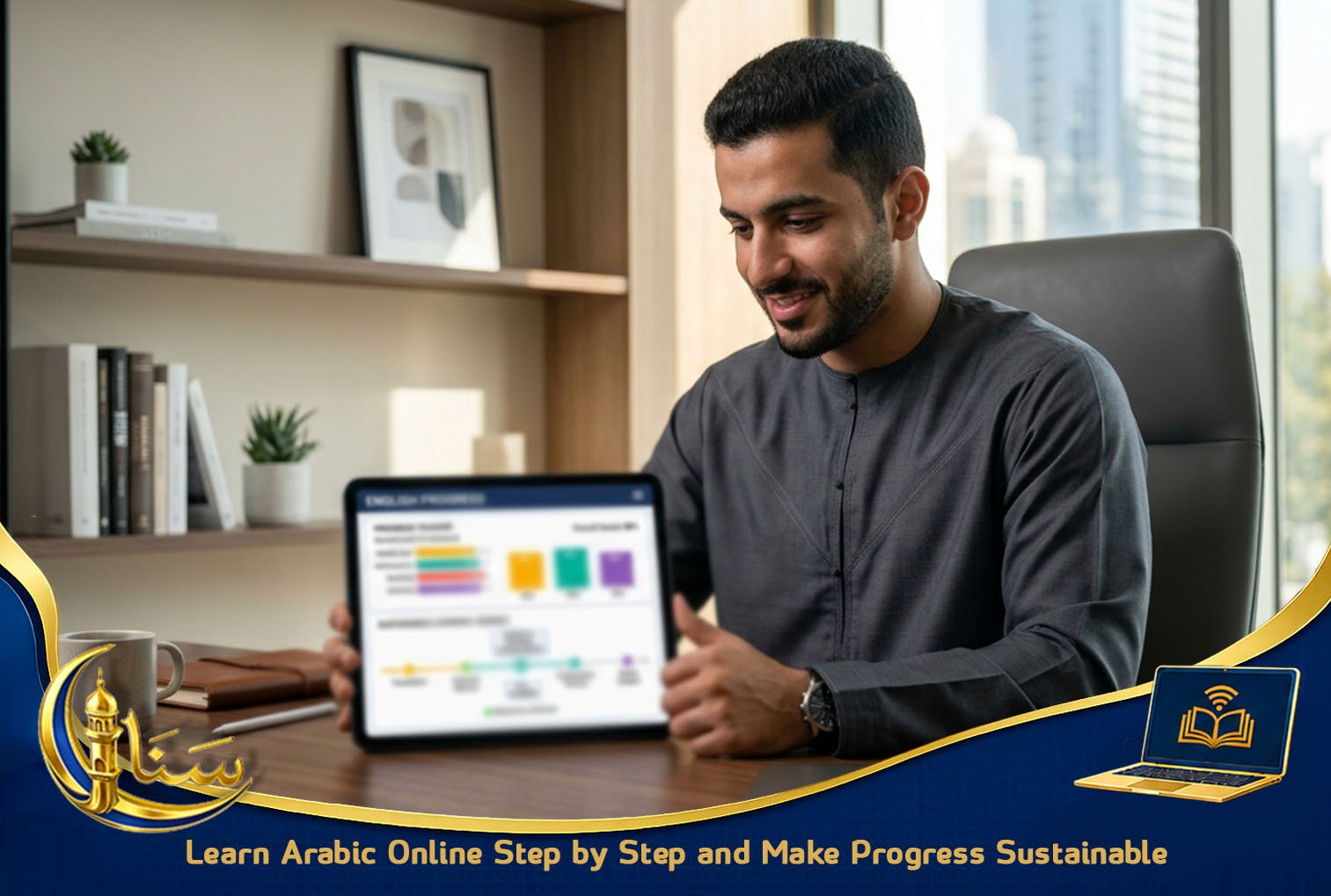 Learn Arabic Online Step by Step and Make Progress Sustainable
